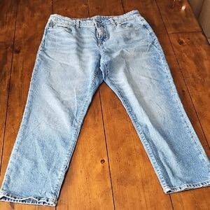 a.n.a Light Blue Men's Relaxed Jeans